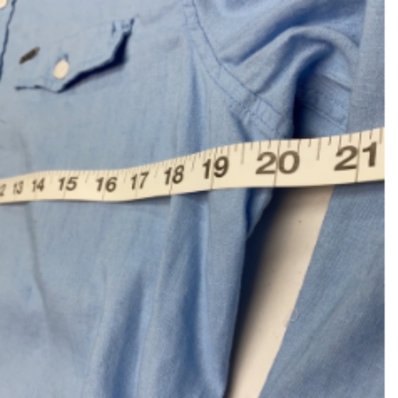 Mexx BLU Cotton/Linen Button Down, S   Winter Sale - Picture 4 of 13
